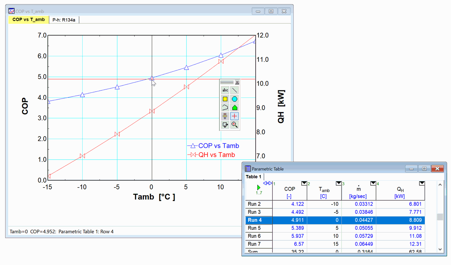 Show Crosshairs on Plot